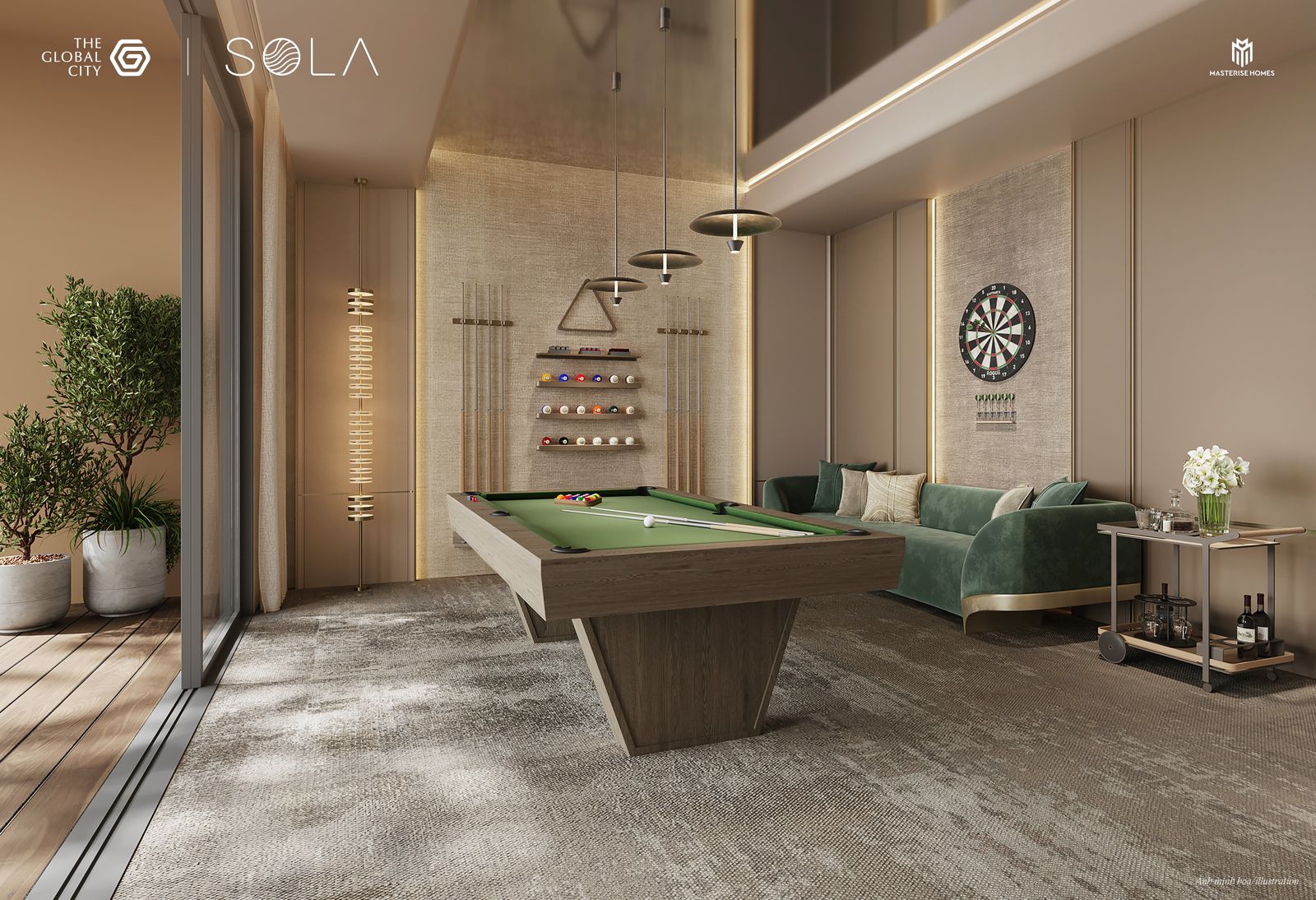 Phòng giải trí billiards