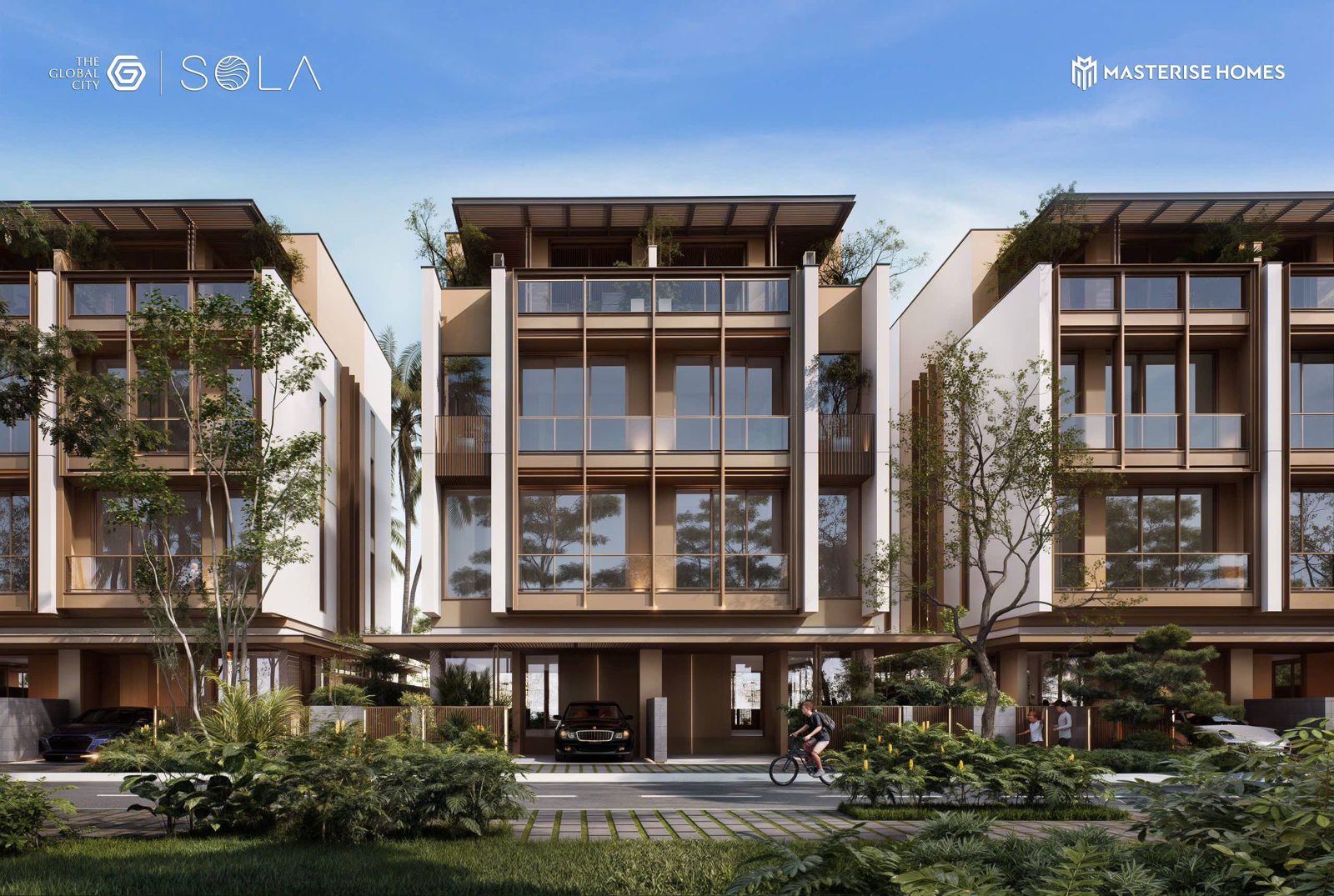 Mặt tiền villa SOLA