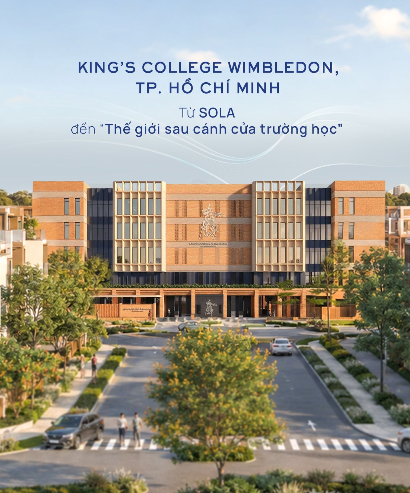 Phối cảnh trường King's College
