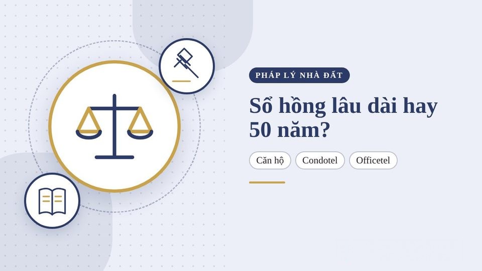 Sổ hồng căn hộ lâu dài hay 50 năm? Phân biệt căn hộ, condotel và officetel
