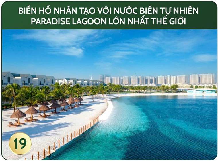 Paradise Lagoon, biển hồ nước mặn nhân tạo 800 ha