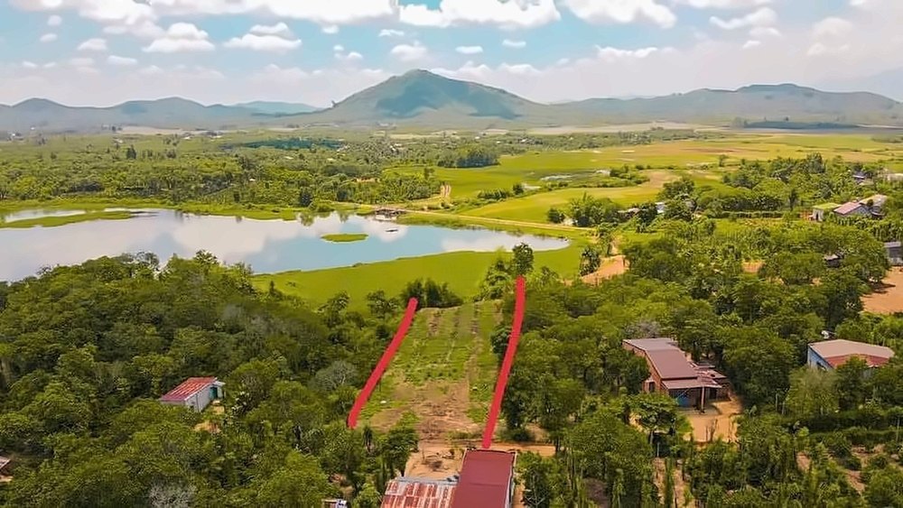 2000m² đất vườn sát hồ Thắng Lợi, có 60m² thổ cư