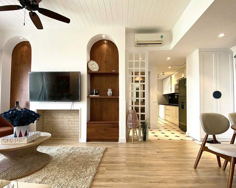 Cho thuê căn 2PN 2WC tháp view sông, phong cách Địa Trung Hải ấm áp, trống từ 10/11, ảnh 4