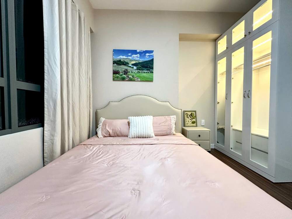 Cho thuê căn 2PN 2WC tháp view hồ bơi, nội thất tân cổ điển xanh mint mới tinh, ảnh 11