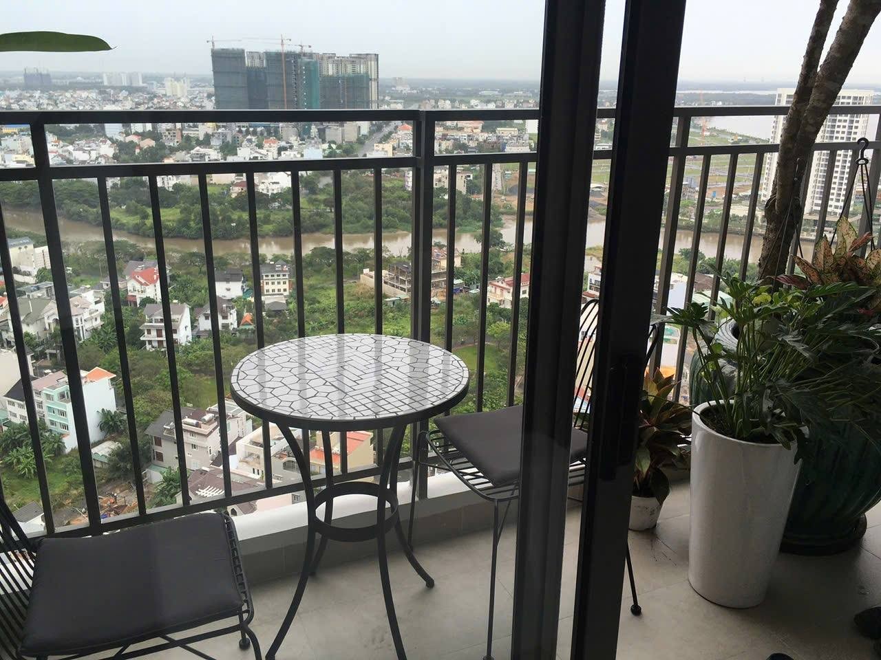 Bán căn 2PN 75m² tháp tầng cao The Sun Avenue, ban công view kênh và biệt thự An Phú, ảnh 2