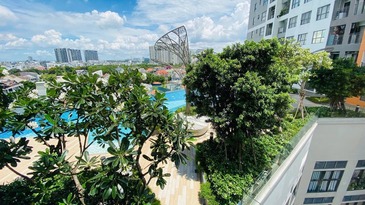 Cho thuê căn 3PN 86m² tháp The Sun Avenue, view hồ bơi và hàng cây sứ, trống từ 1/11, ảnh 2