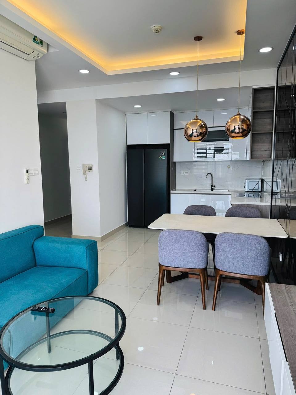 Cho thuê căn 2PN 76m² tháp tầng cao The Sun Avenue, view sông Sài Gòn, trống sẵn, ảnh 3