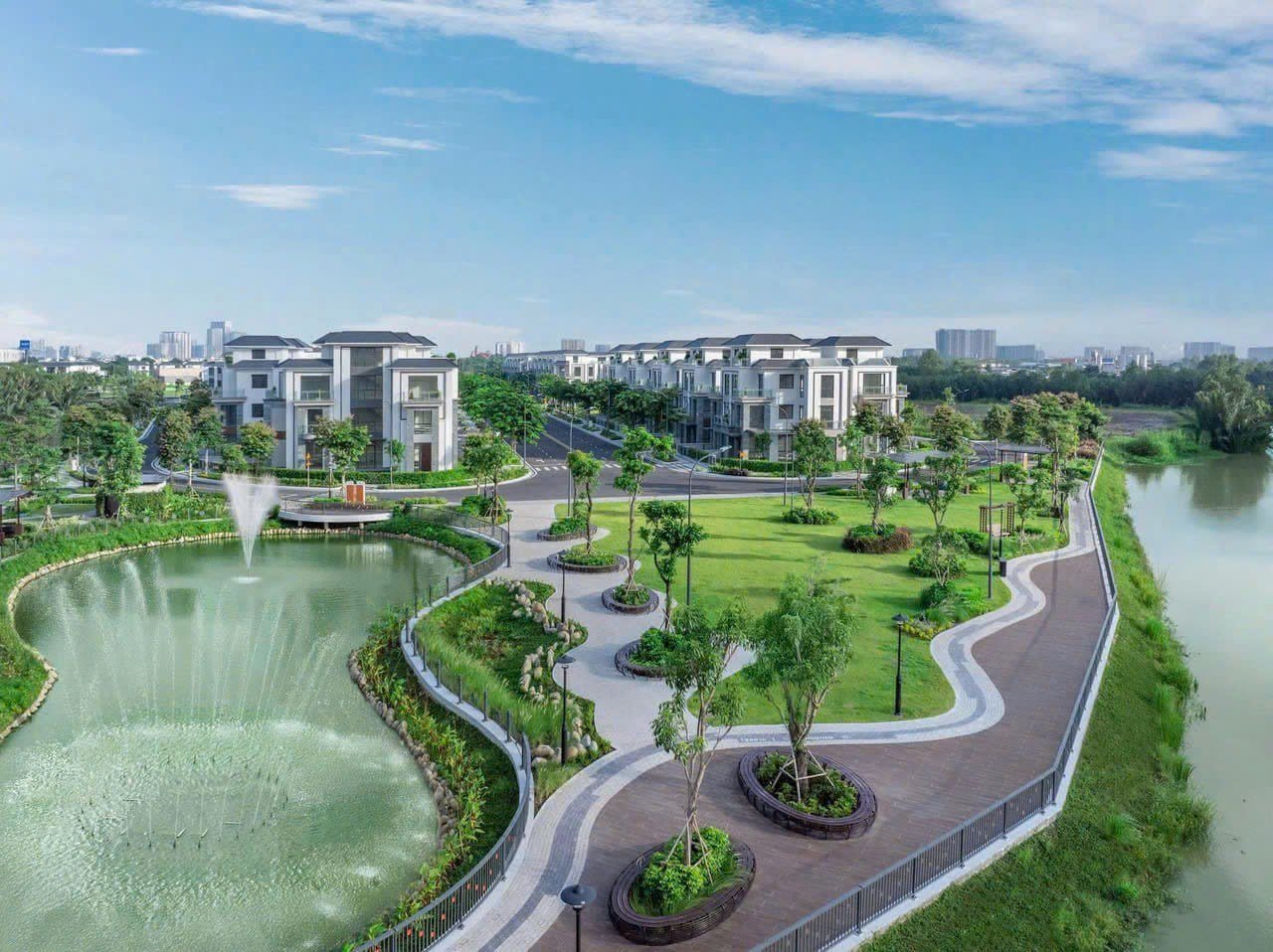 Nhà liên kế Signature căn góc hai mặt tiền, đất 158m²