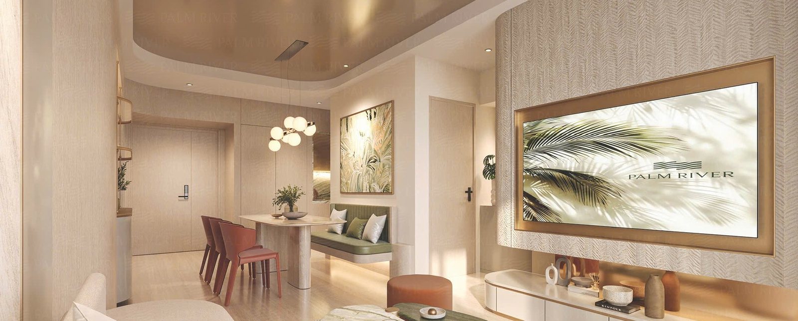 Căn 2PN 85,9m² Palm River, giá tốt