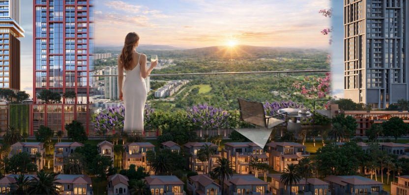 Căn 2PN tầng cao view hoàng hôn, tòa Alaso