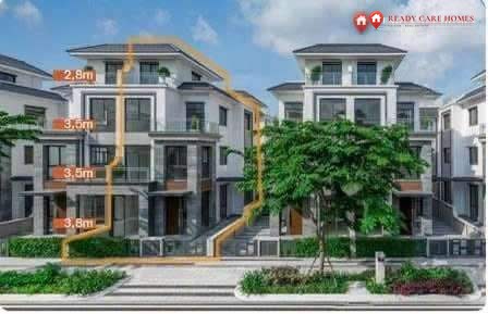 Biệt thự song lập view sông, đất 174m², hướng Tây Nam, ảnh 3