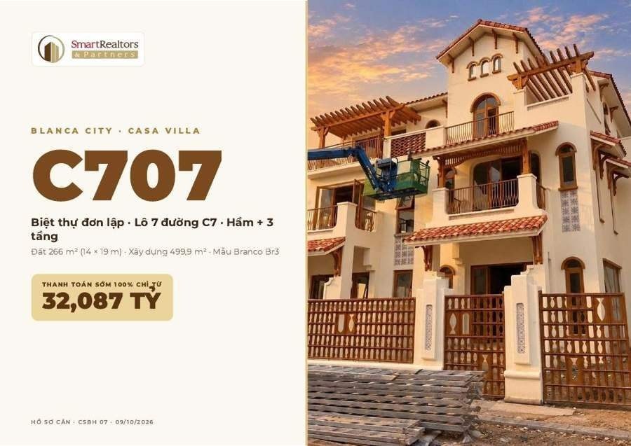 Biệt thự đơn lập đất 266 m², TT sớm 100% chỉ 32,087 tỷ, ảnh 2